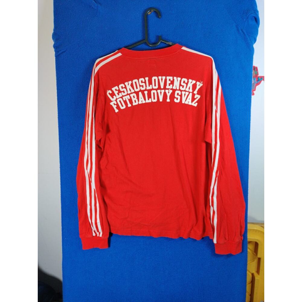 Adidas Originals Czechoslovakia Football Long Sleeve Shirt Men's SIze Large - Picture 14 of 16